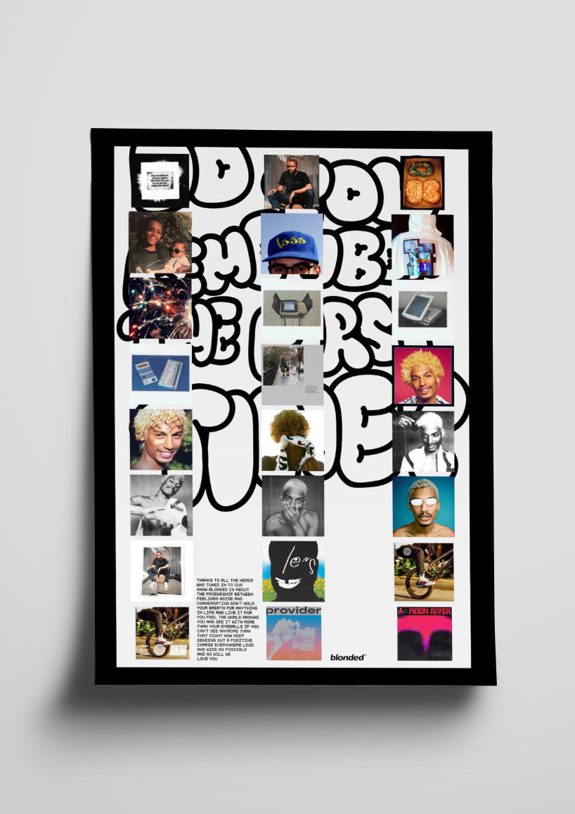 Frank Ocean 'Blonded' Poster
