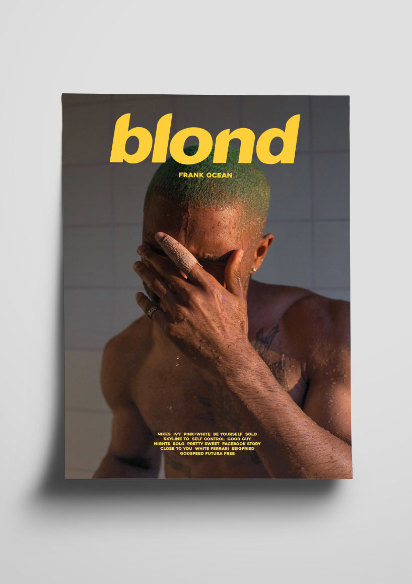 Frank Ocean 'Blonde' Poster
