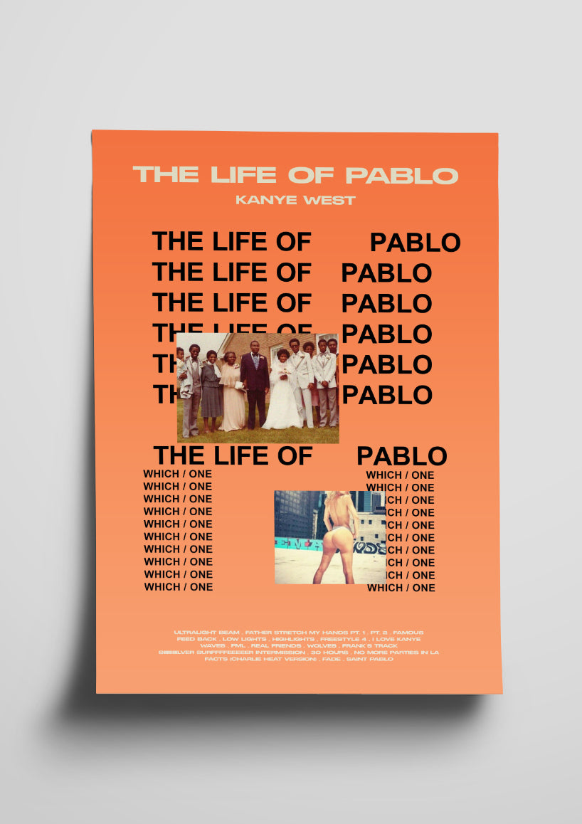 Kanye West 'The Life of Pablo' Poster