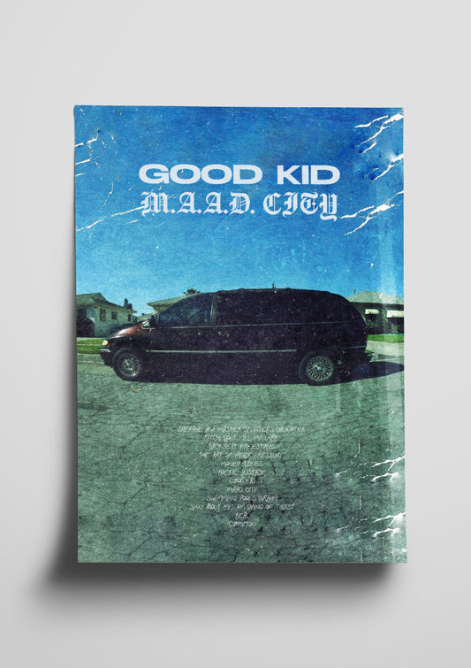Kendrick Lamar 'good kid, m.A.A.d. city' Poster