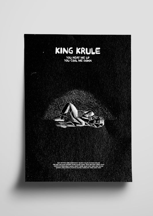 King Krule 'You Heat Me Up, You Cool Me Down' Poster