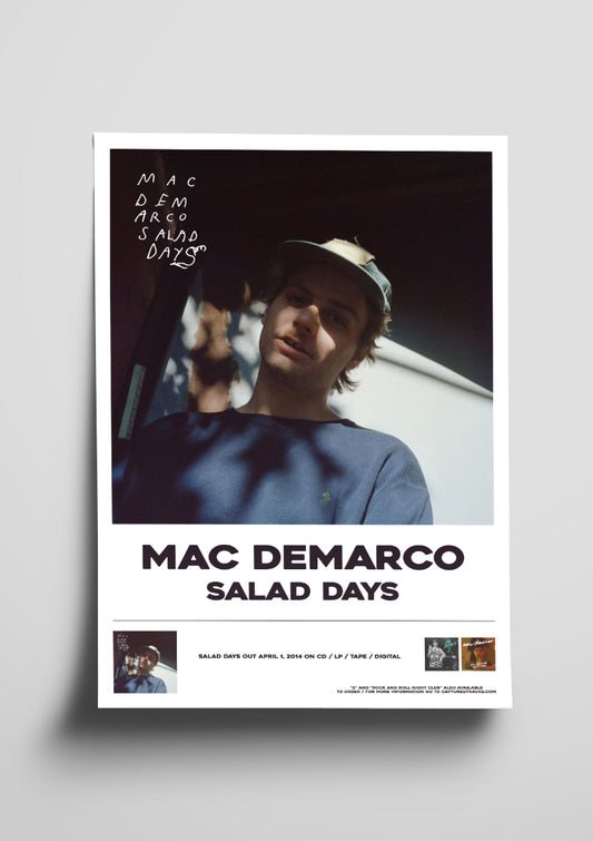 Mac DeMarco 'Salad Days' Poster