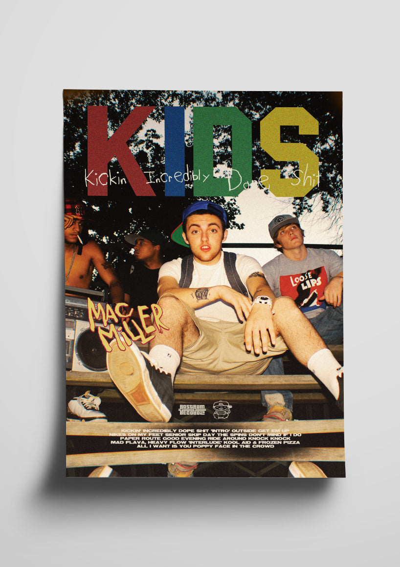 Mac Miller 'Kids' Poster
