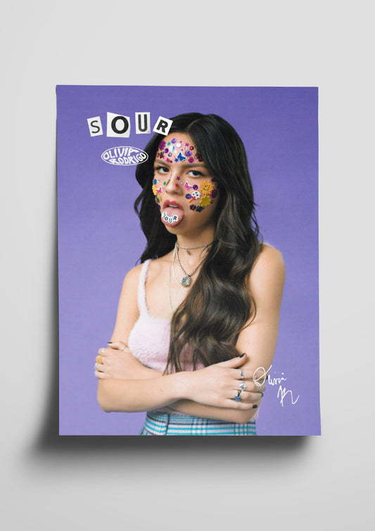 Olivia Rodrigo 'Sour' Poster