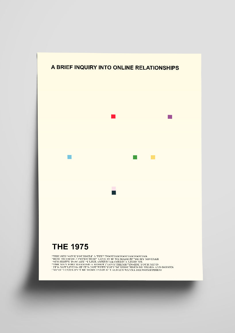 The 1975 'A Brief Inquiry Into Online Relationships' Poster – The Indie