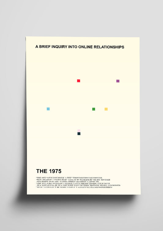 The 1975 'A Brief Inquiry Into Online Relationships' Poster