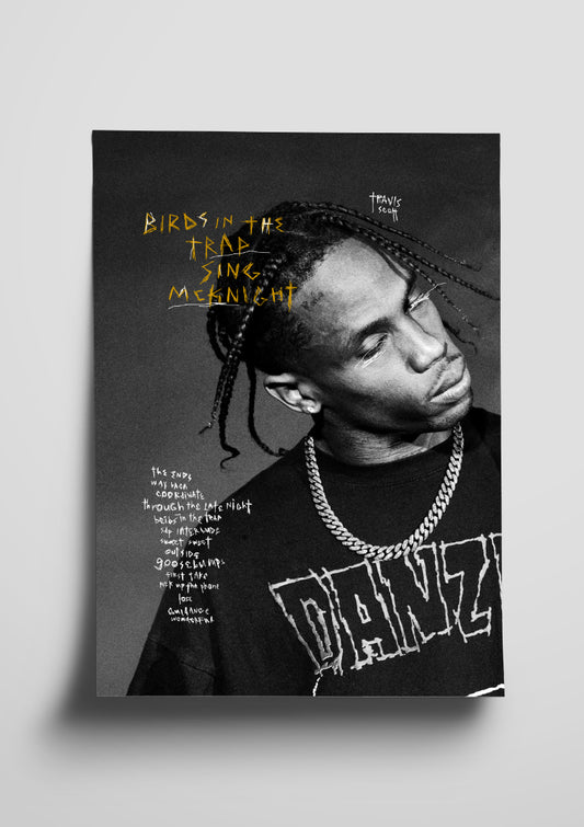 Travis Scott 'Birds In The Trap Sing McKnight' Poster