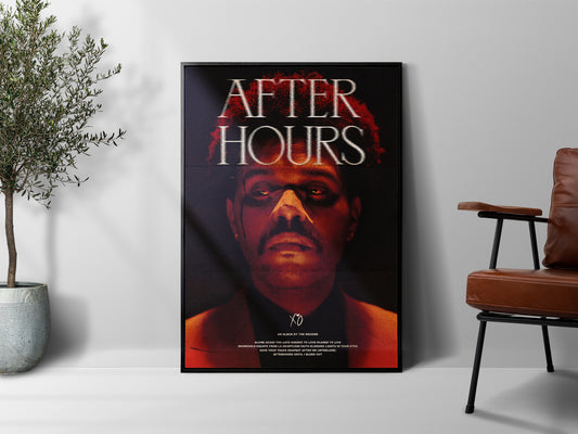 The Weeknd 'After Hours' Poster