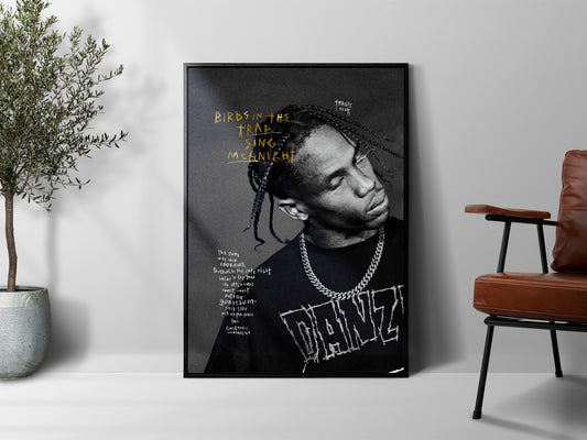 Travis Scott 'Birds In The Trap Sing McKnight' Poster