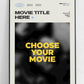 Custom Mid Century Style Movie Poster