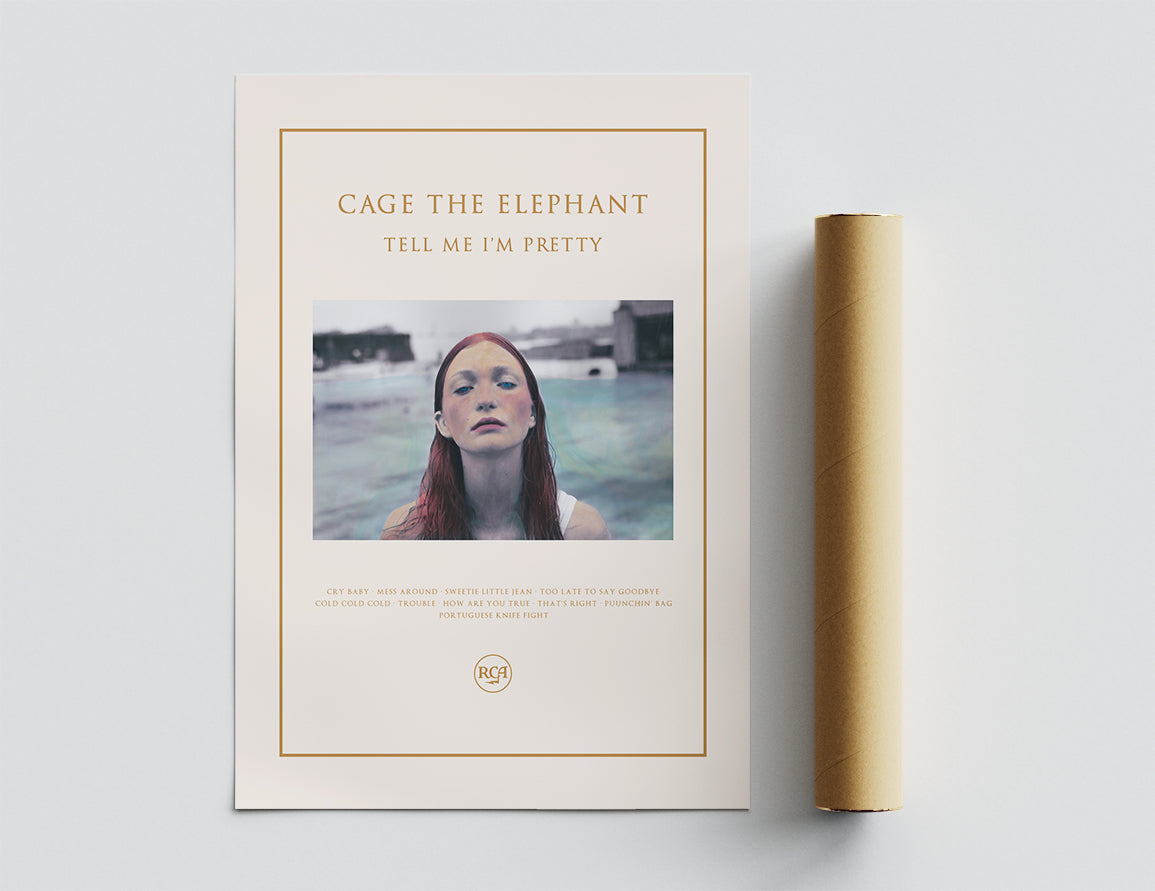 Cage The Elephant 'Tell Me I'm Pretty' Poster