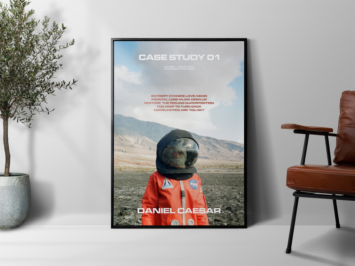 Daniel Caesar 'Case Study 01' Poster