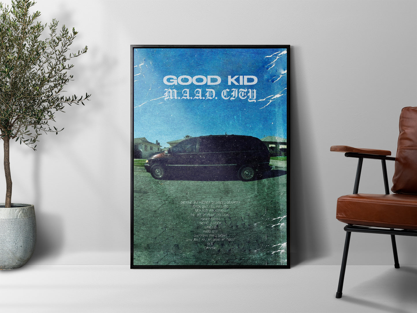 Kendrick Lamar 'good kid, m.A.A.d. city' Poster