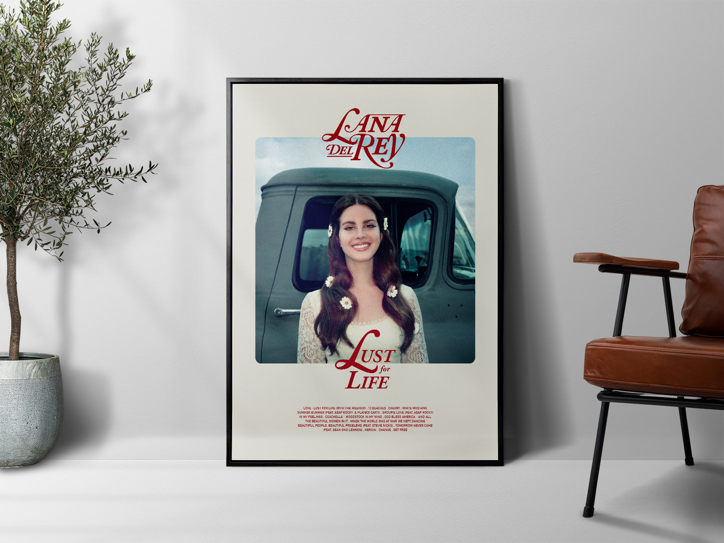 Lana Del Rey 'Lust For Life' Poster
