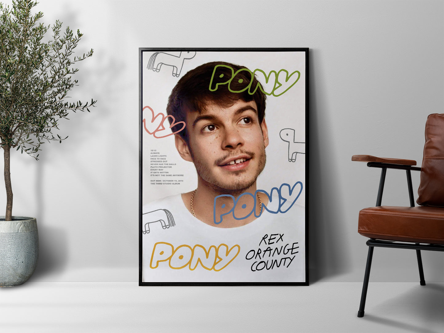 Rex Orange County 'Pony' Poster