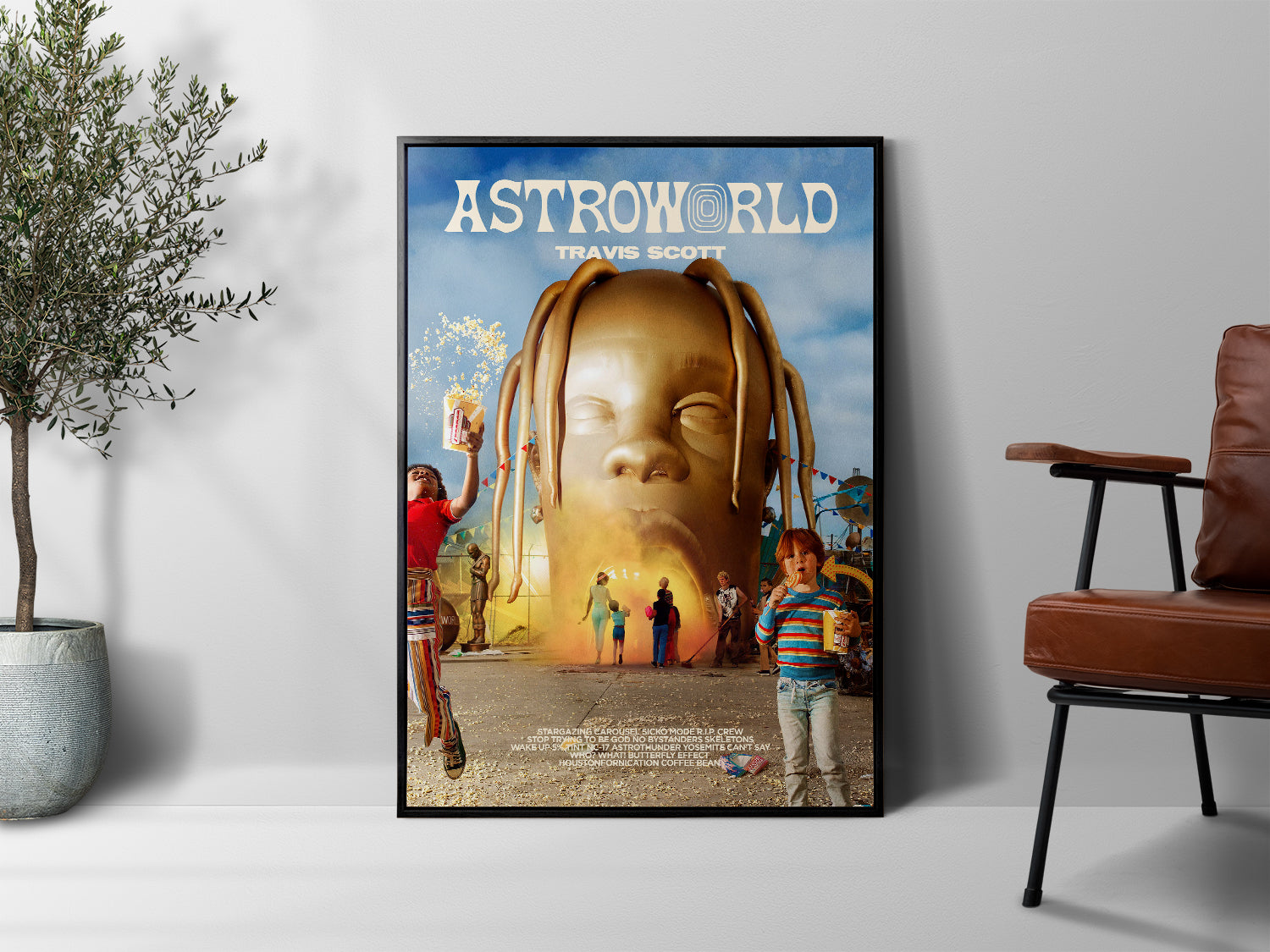 Astroworld Vintage Travis Scott Poster