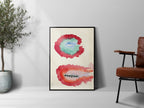 Wormwood Vintage Abstract Poster Print