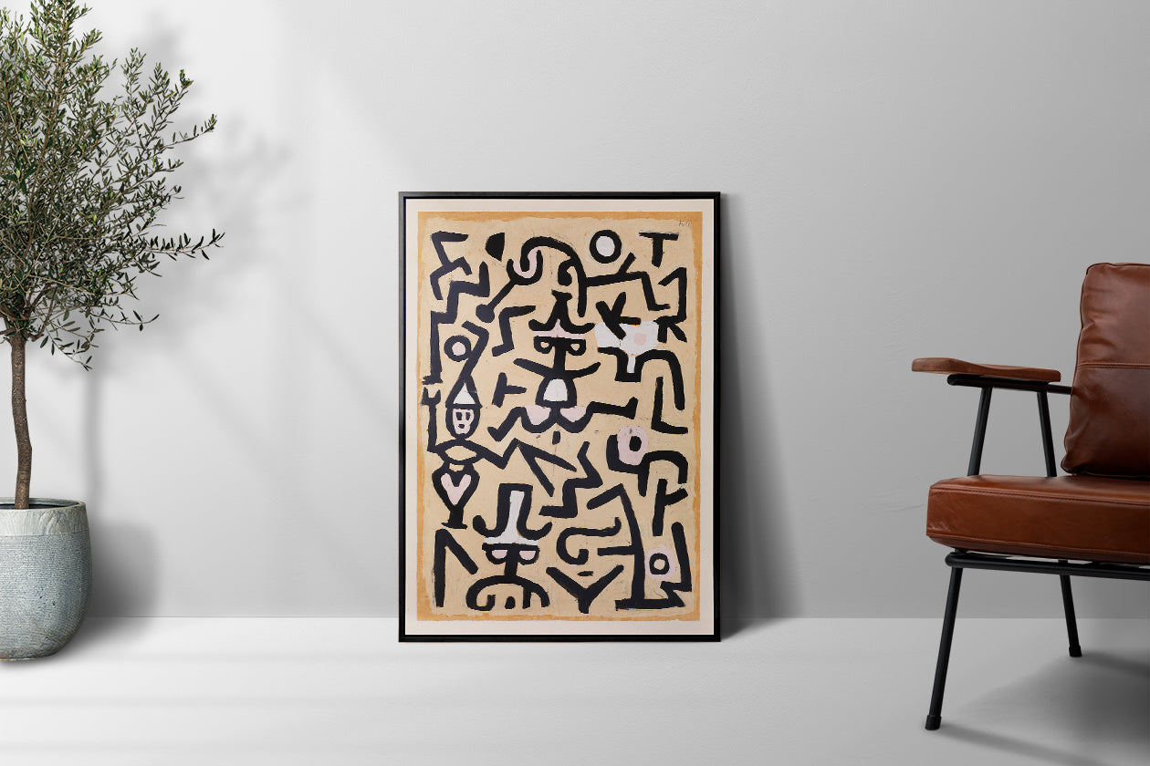 Vintage Abstract Poster Print No. 5