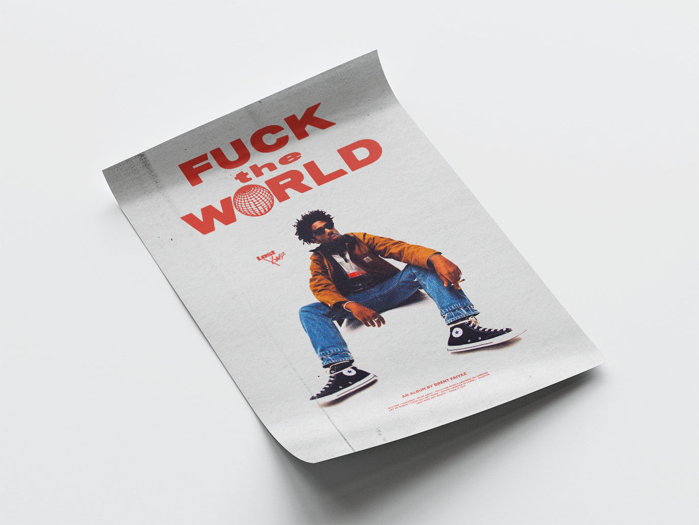 Brent Faiyaz 'Fuck The World' Poster