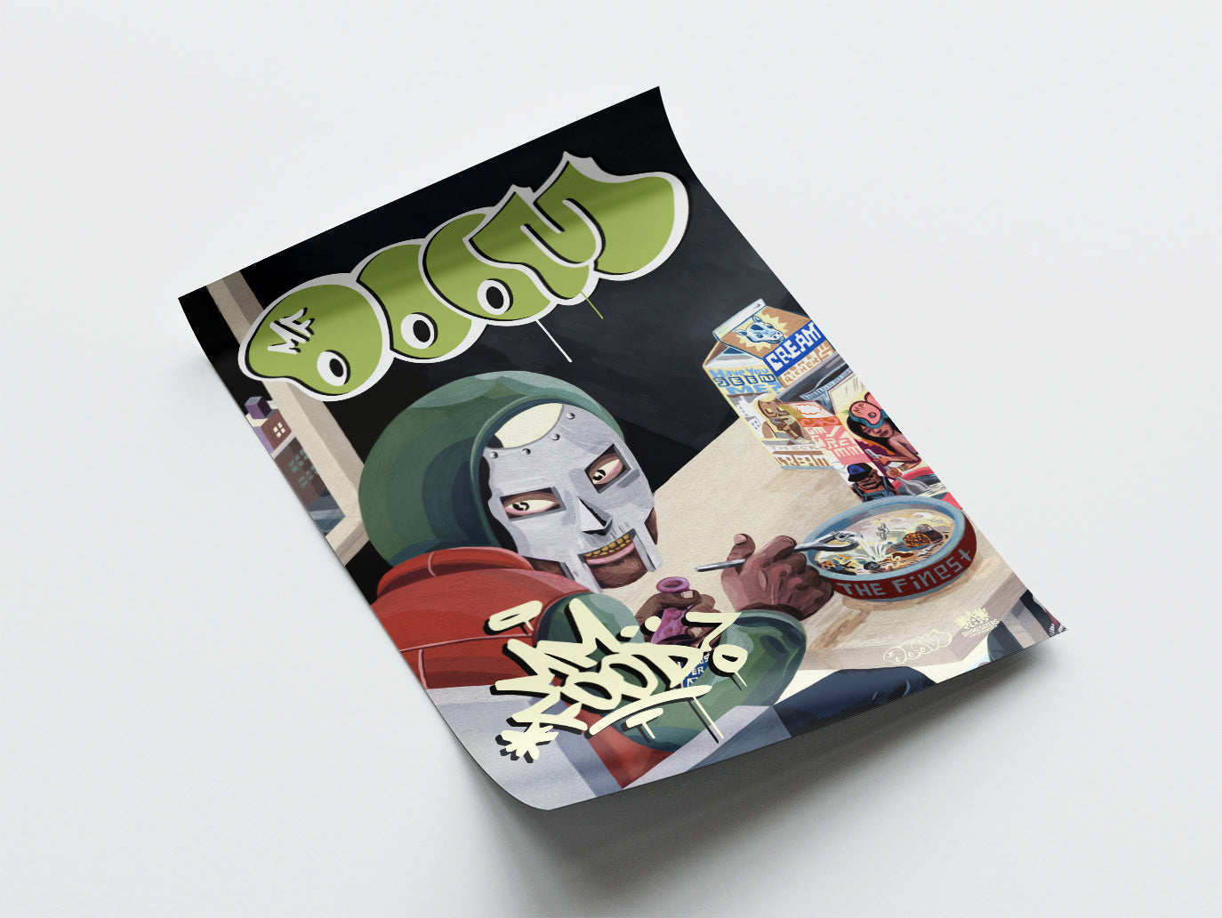 MF DOOM 'MM...FOOD' Poster