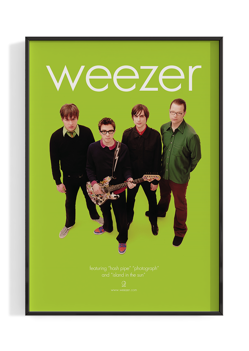 Weezer 'Weezer' (The Green Album) Poster