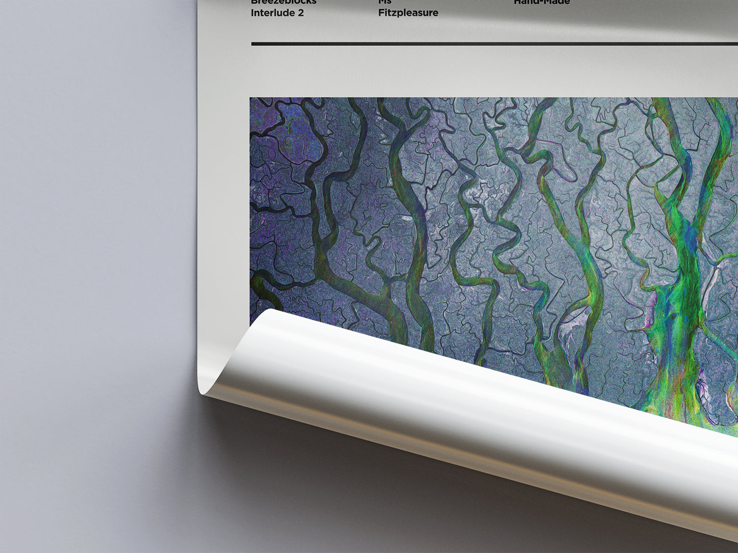 alt-J 'An Awesome Wave' Tracklist Poster