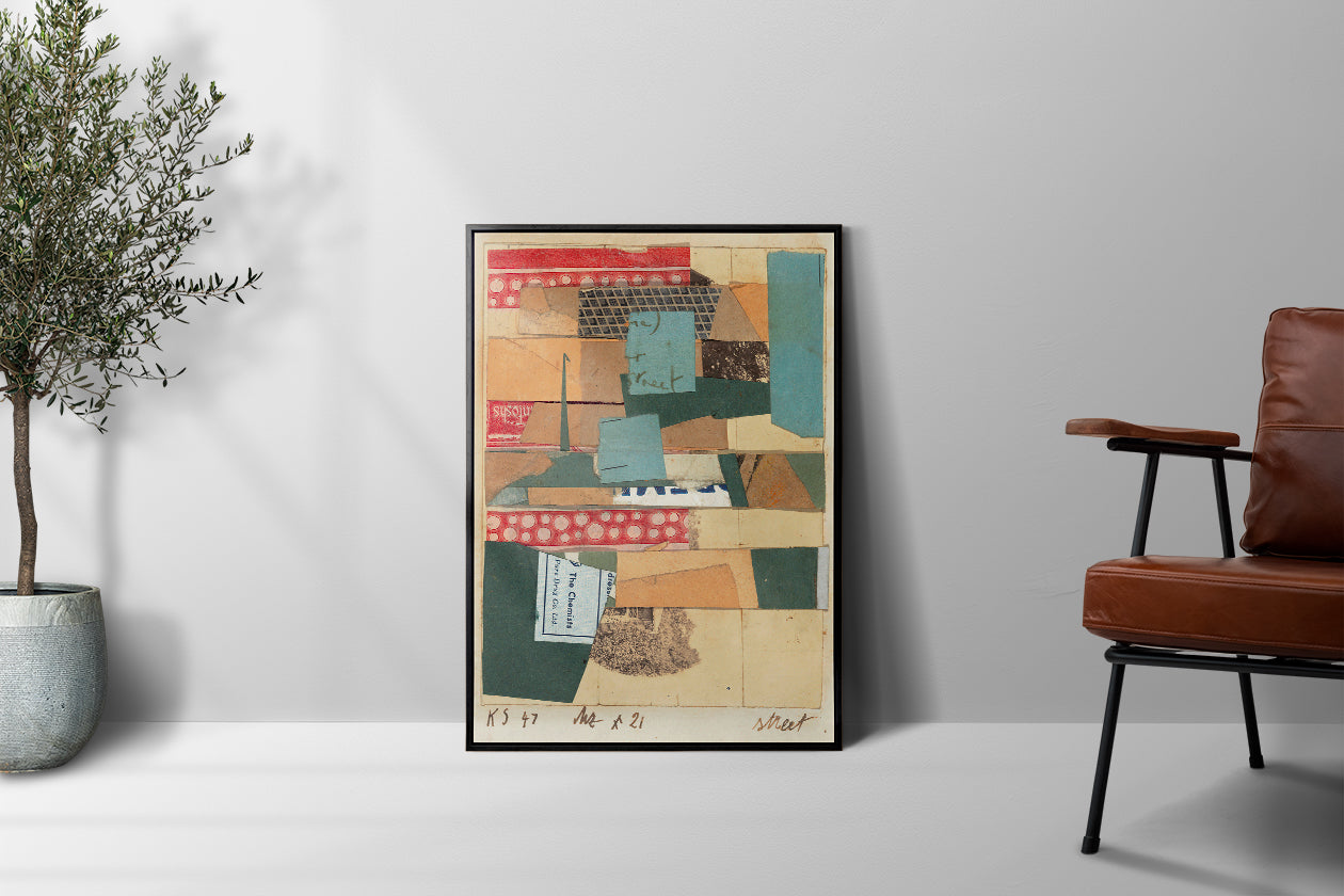 Vintage Abstract Poster Print #004