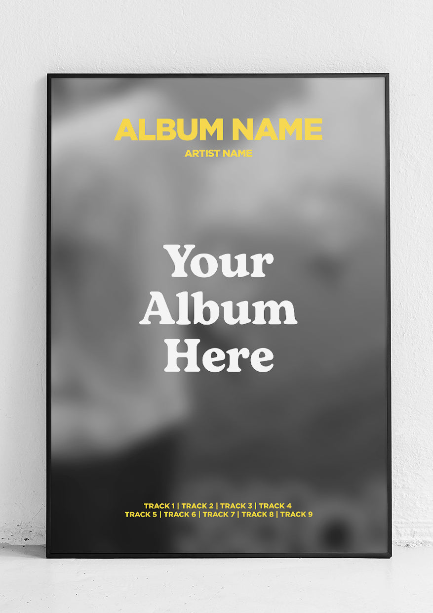 Custom Full Album Poster