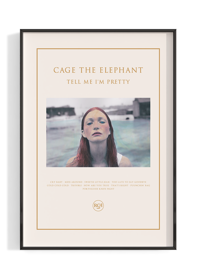 Cage The Elephant 'Tell Me I'm Pretty' Poster