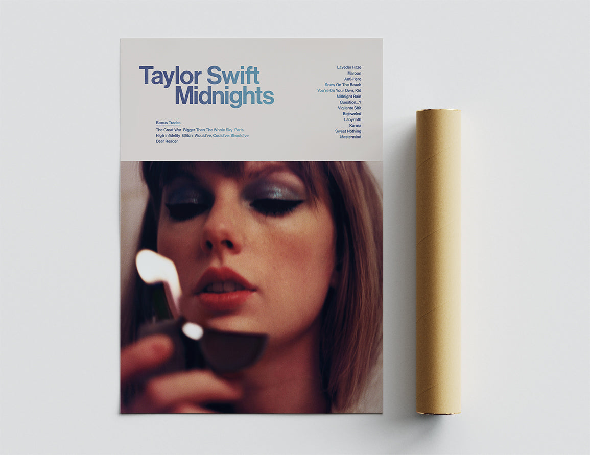 Taylor Swift 'Midnights' Poster – The Indie Planet