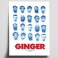 Brockhampton 'Ginger' Lithography Style Poster