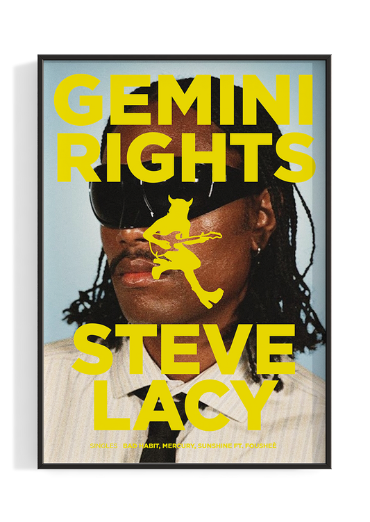 Steve Lacy 'Gemini Rights' Promo Poster