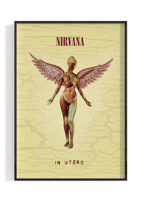 新品 NIRVANA ニルヴァーナ In Utero ポスター Nirvana 'In Utero' Poster – The Indie Planet