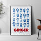 Brockhampton 'Ginger' Lithography Style Poster