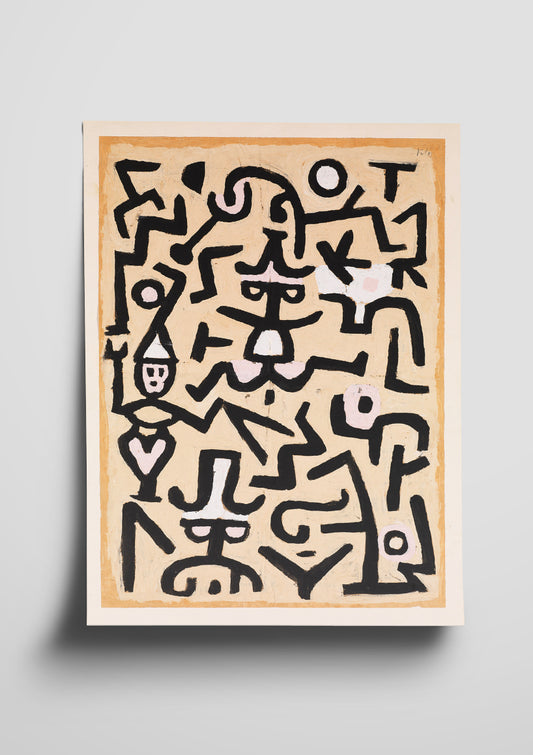 Vintage Abstract Poster Print No. 5