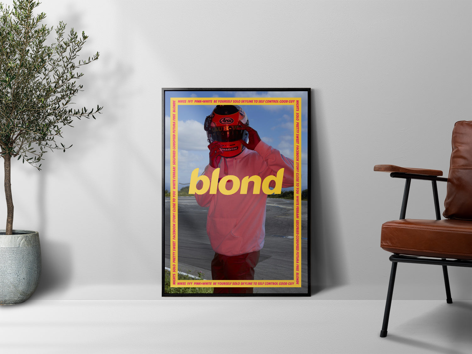 Frank Ocean 'Blonde' Helmet Poster – The Indie Planet