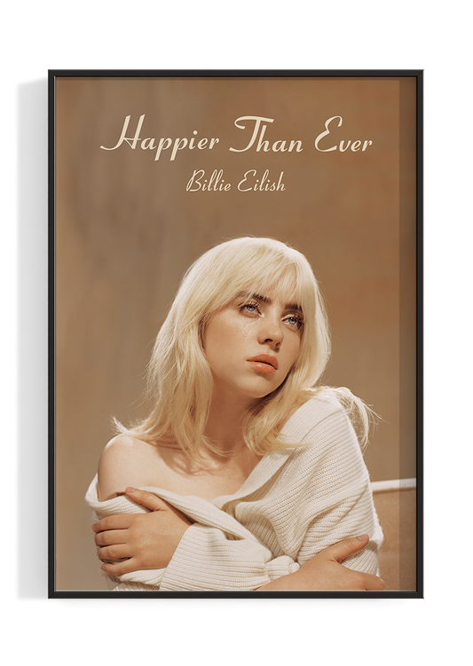 Billie Eilish 'Happier Than Ever' Poster