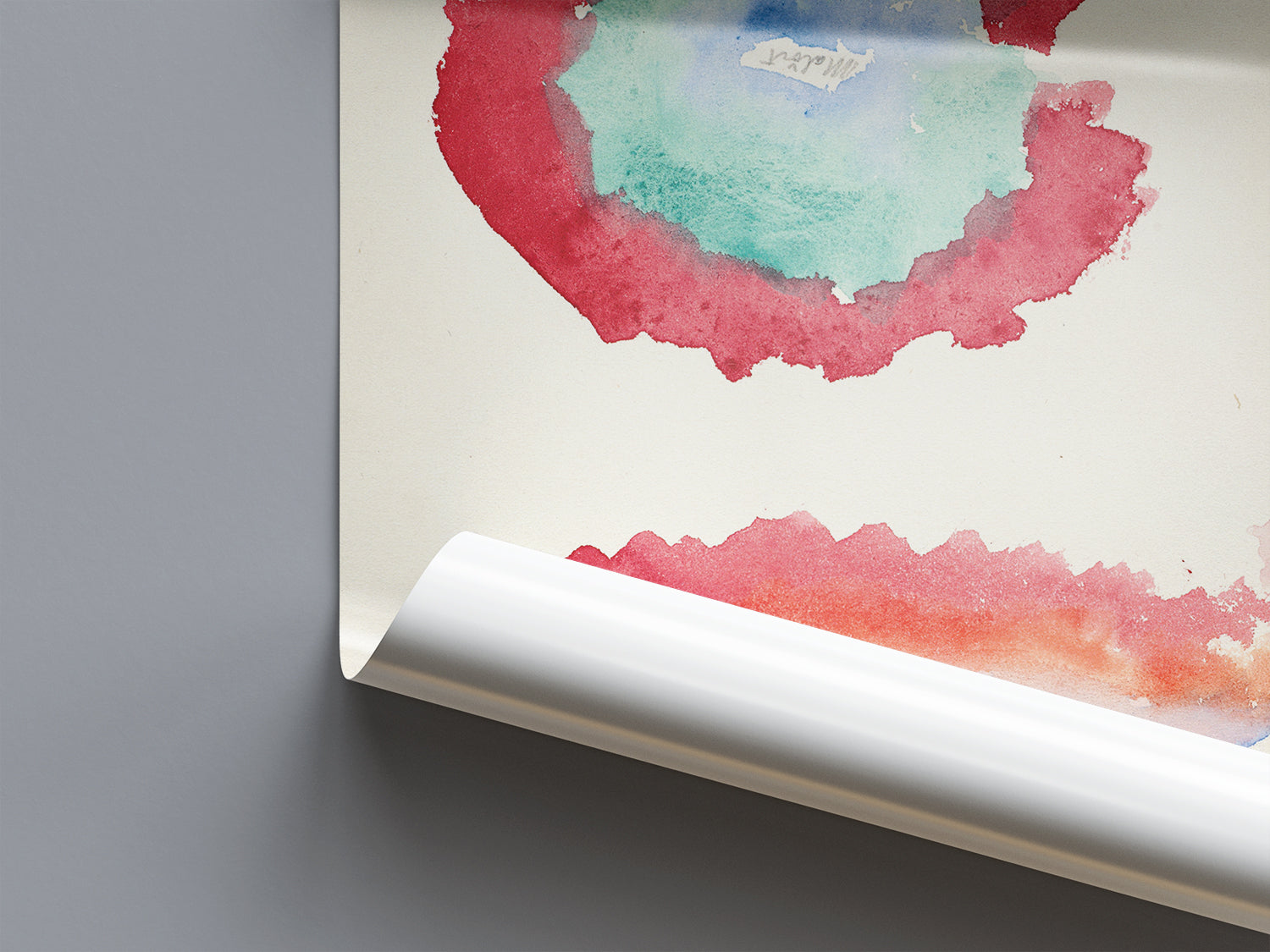 Wormwood Vintage Abstract Poster Print