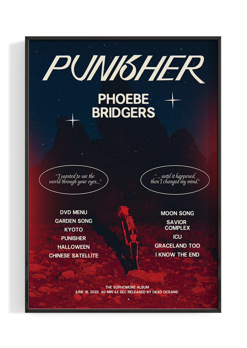 Phoebe Bridgers Punisher Poster The Indie Planet phoebe-bridgers-punisher-poster-the-indie-planet