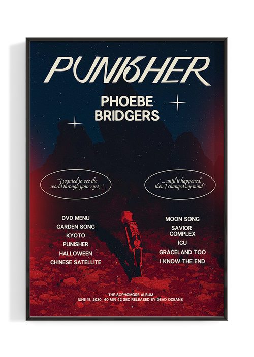 Phoebe Bridgers 'Punisher' Poster – The Indie Planet