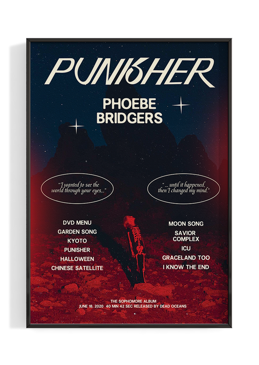 Phoebe Bridgers 'Punisher' Poster