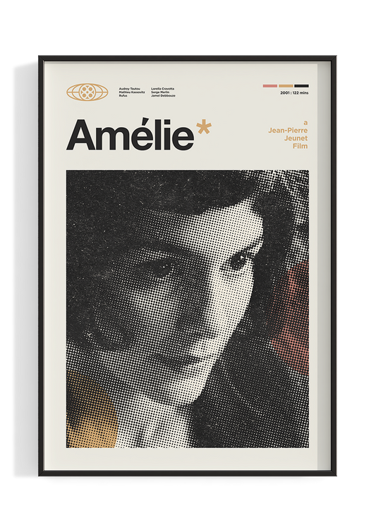 'Amélie' Mid Century Movie Poster