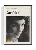 'Amélie' Mid Century Movie Poster