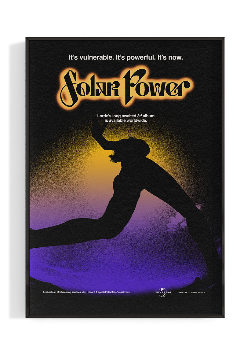 Lorde 'Solar Power' Poster