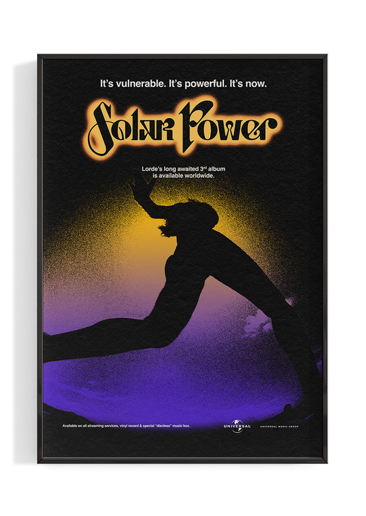 Lorde 'Solar Power' Poster