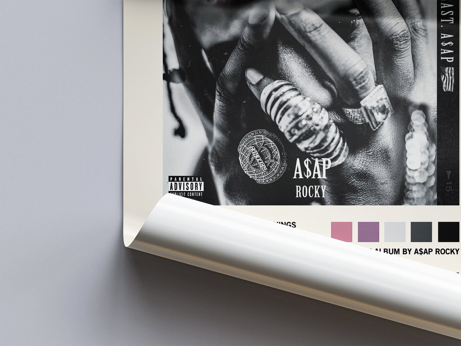 A$AP Rocky 'AT.LONG.LAST.ASAP' Tracklist Poster