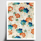 Floral Pattern Japanese Illustration Poster