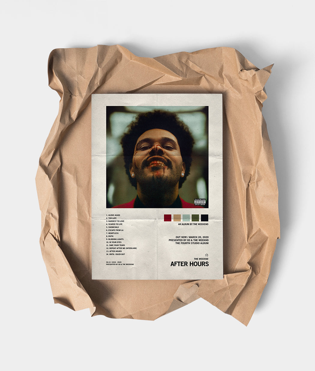 The Weeknd Poster Trilogy Album Cover Poster for Cote dIvoire