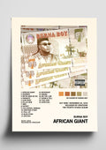 Burna Boy 'African Giant' Album Tracklist Poster