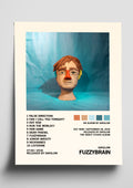 Dayglow 'Fuzzybrain' Album Art Tracklist Poster